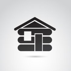 Cabin house icon