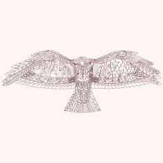 Patterned bird N2