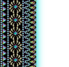 background with ornaments and precious stones N2