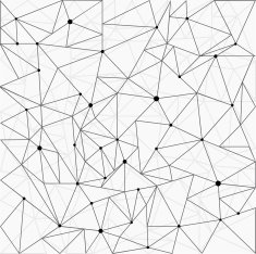 Abstract molecule structure background