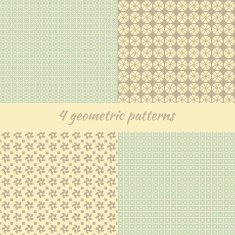 Set of geometric seamless pattern N3