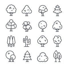 Tree Icon Bold Stroke