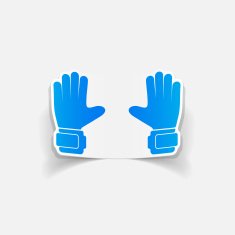realistic design element gloves N42