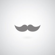 Vintage mustache N2