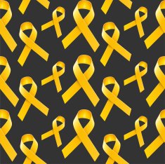 Gold Ribbons Backgorund