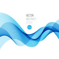 Smooth wave stream line abstract header layout Vector illustration N15