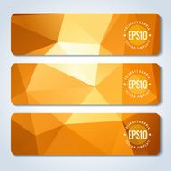 Abstract vector header banners N102