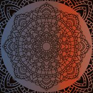 Silver mandala N6
