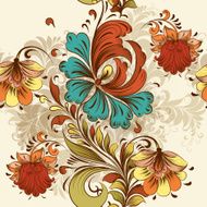 Floral seamless wallpaper pattern with flowers N4