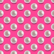 Vector pearl tile seamless pattern N8
