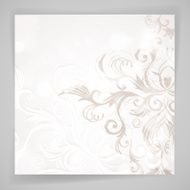 Abstract vector floral background with oriental flowers N3