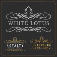 Luxurious Royal Logo Vector Re-sizable Design Template N3