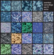 Seamless Camouflage pattern vector N7