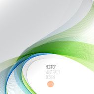Smooth wave stream line abstract header layout Vector illustration N18