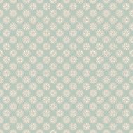 Floral vector seamless pattern with dots (tiling) N2