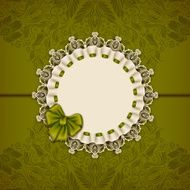 Elegant vector template for luxury invitation card N25