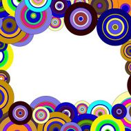 circles colorful pattern N3