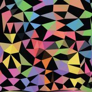 pattern made triangles Flow geometric vector backgrounds