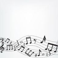Music Notes Border N4