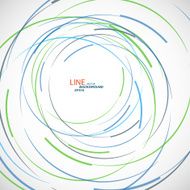 Vector abstract color line and circle background N20