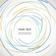 Vector abstract color line and circle background N21