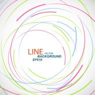 Vector abstract color line and circle background N22