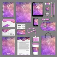 Corporate identity template set N109