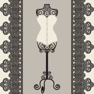 mannequine and corset