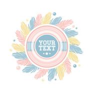 Round Feather Template