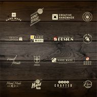 Handmade badges logos and labels for any use N3