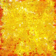 retro art gold halftone background for design