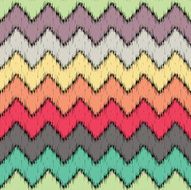 Vector seamless ikat pattern N55