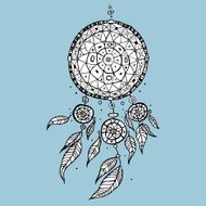 Dream Catcher Decorative Vector illustration N3