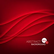 Red vector Template Abstract background with curves lines N2