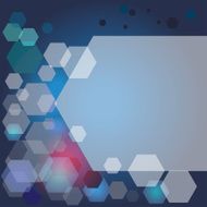 Dack blue card background with copy space