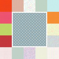 Polka dots set EPS 10