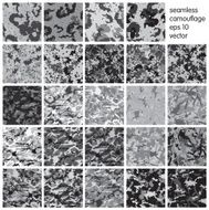 Seamless Camouflage pattern vector N9
