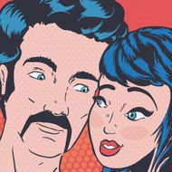 Pop art design N79