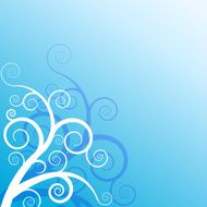 Vector blue background