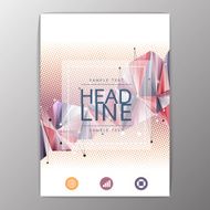 Creative Flyer Brochure Design Templates Layout Geometric Abst
