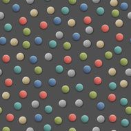 Seamless pattern with round candies