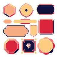 Contour label minimalist