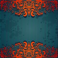 Luxury background with vintage frame and stripe paper for design N2