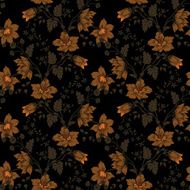 Retro floral seamless background N28