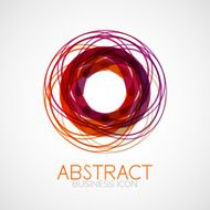 Symmetric abstract geometric shape N352