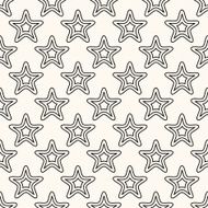 Vector seamless retro pattern with stars N5