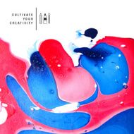 Abstract painting template Handmade texture N6