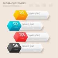 modern vector abstract step lable infographic elements N34