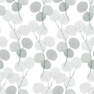 Seamless pattern of abstract branches N2