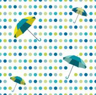 Colorful flat repeat wall paper polka dot design N4
